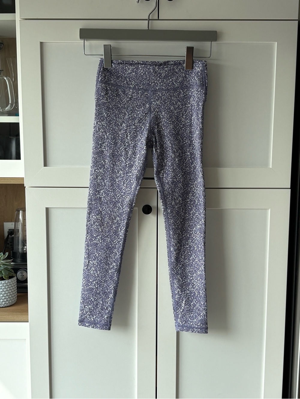 ZYIA Girls' Purple Space-Dye Leggings